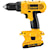 Attached to power tool to provide power from battery feature of 18 volt to 20 volt Adapter.